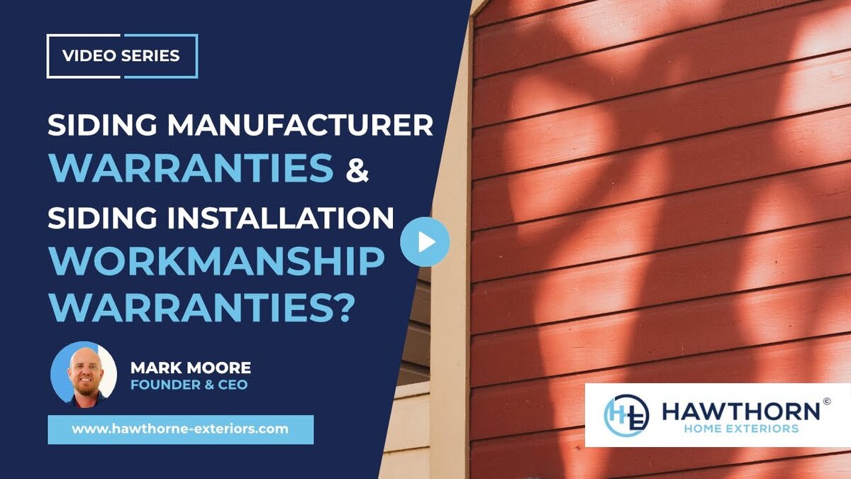 siding manufacturer warranties