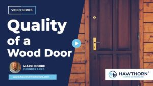quality of a wood door