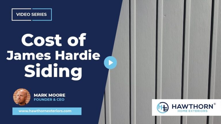 cost of james hardie siding