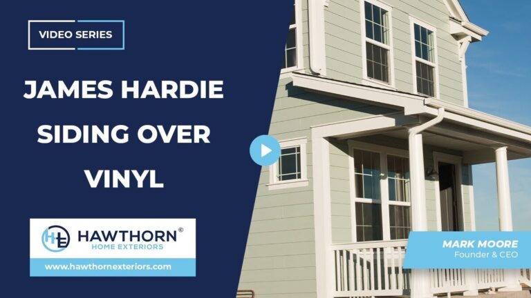 james hardie siding over vinyl