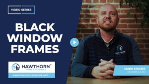 black window frames