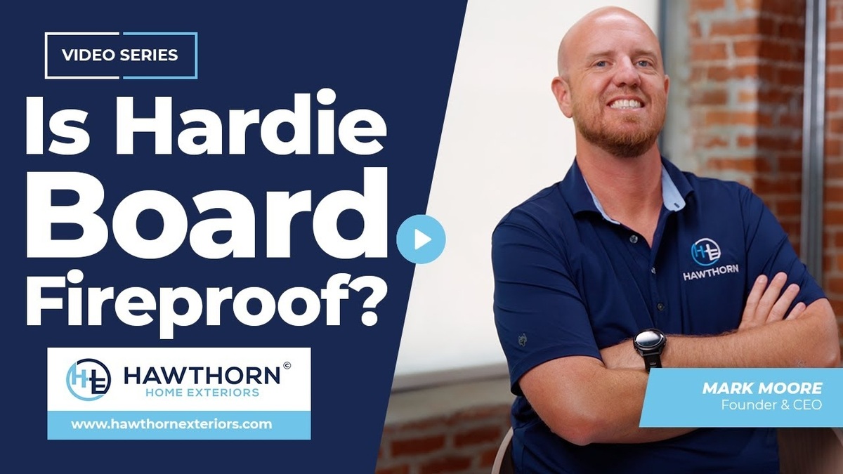 is hardie board fireproof