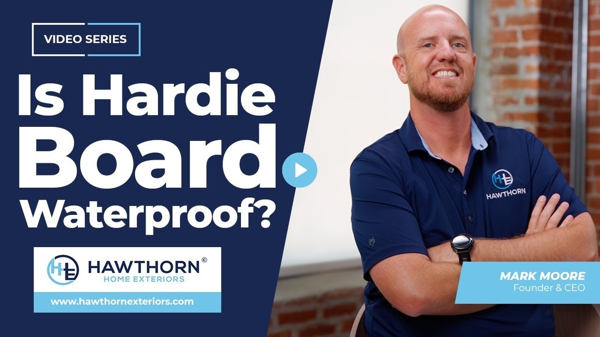 is hardie board waterproof
