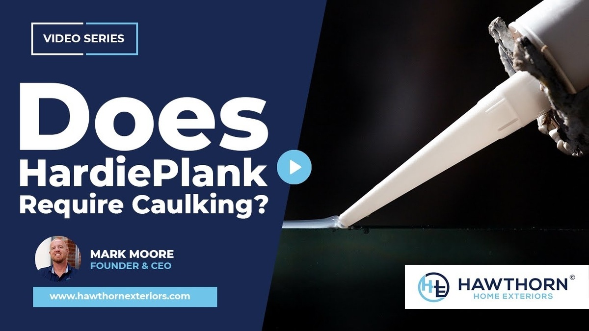 hardie plank caulking