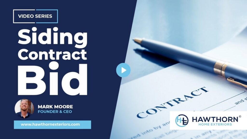 Siding Contract Bid