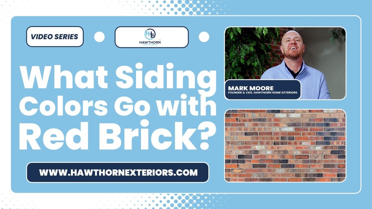 Siding Colors Go with Red Brick