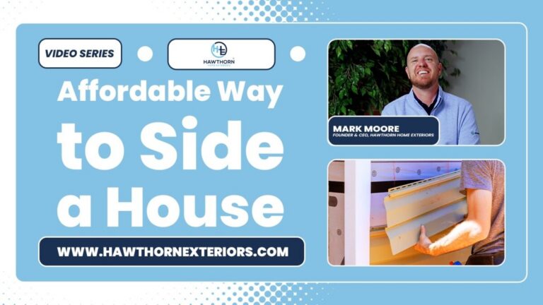 what is the most affordable way to side a house