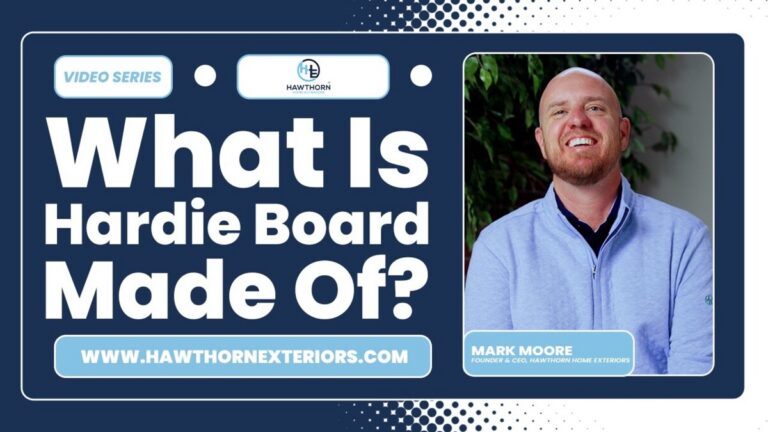 what is hardie board made of