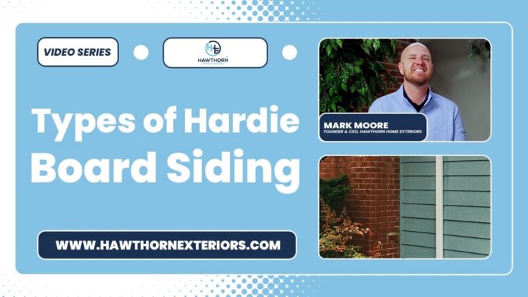 types of Hardie board siding