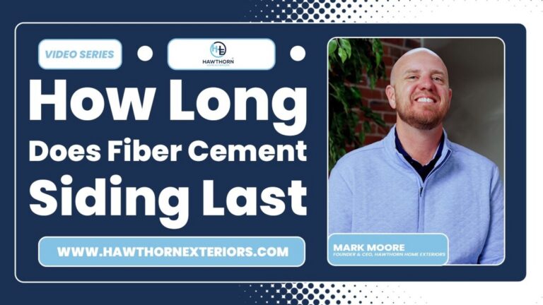 how long does fiber cement siding last