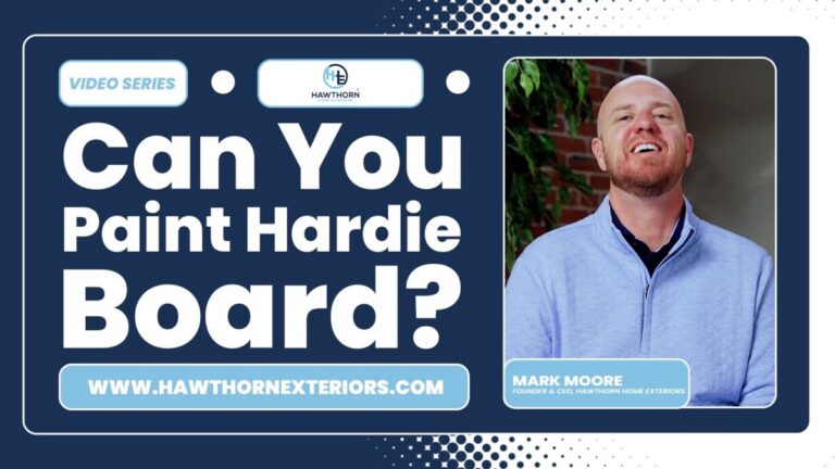 can you paint hardie board