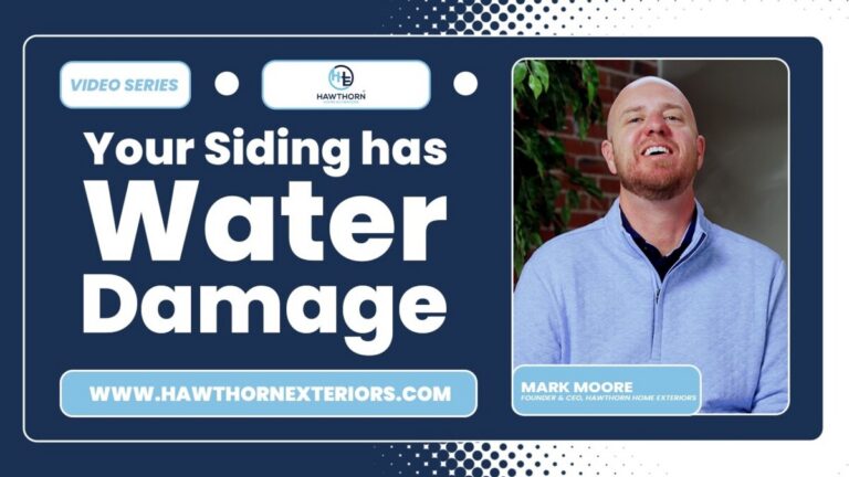siding water damage
