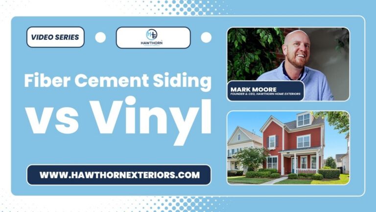 fiber cement siding and vinyl