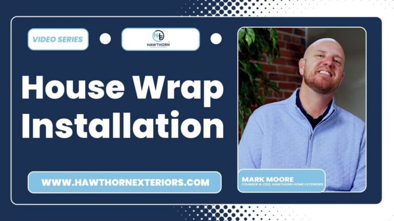 house wrap installation